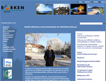 Tablet Screenshot of borken-hessen.de